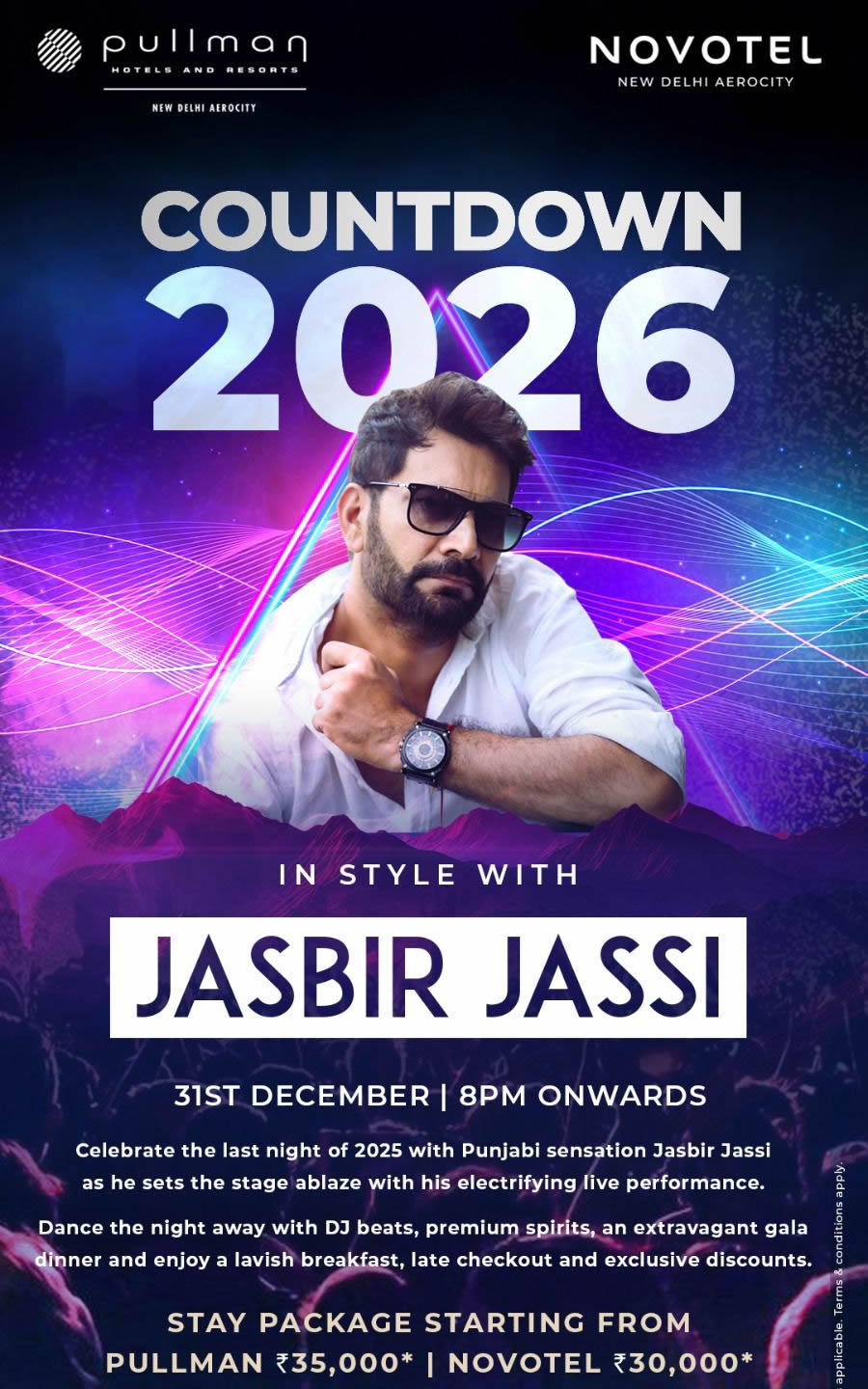 New Year Party in Delhi Aerocity